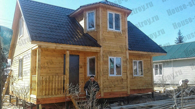 Дом из бруса 7х9 Акрива в Келколово-1 - Фото 0